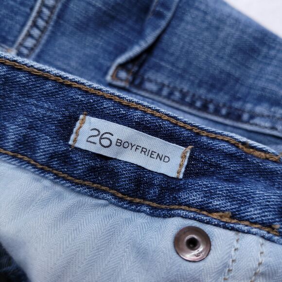 Banana Republic Casual Button Denim Medium Wash Jean Shorts Womens Size 26 Blue - Picture 6 of 10